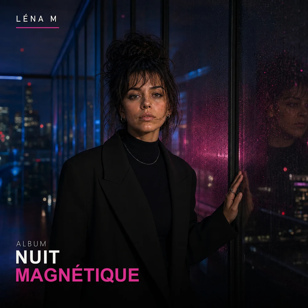 Pochette de l’album Nuit Magnétique de Léna M